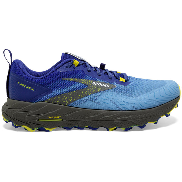 Brooks Men s Cascadia 17 Trail Running Shoes Blue Surf the Web Sulphur Achilles Heel