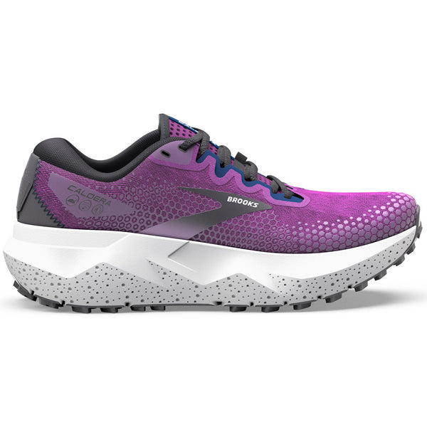 Brooks Women s Caldera 6 Trail Running Shoes Purple Violet Navy Achilles Heel