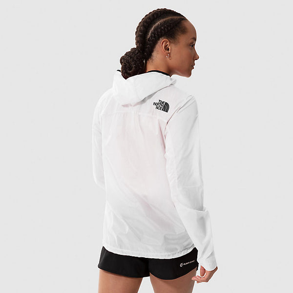 The north face hot sale white windbreaker