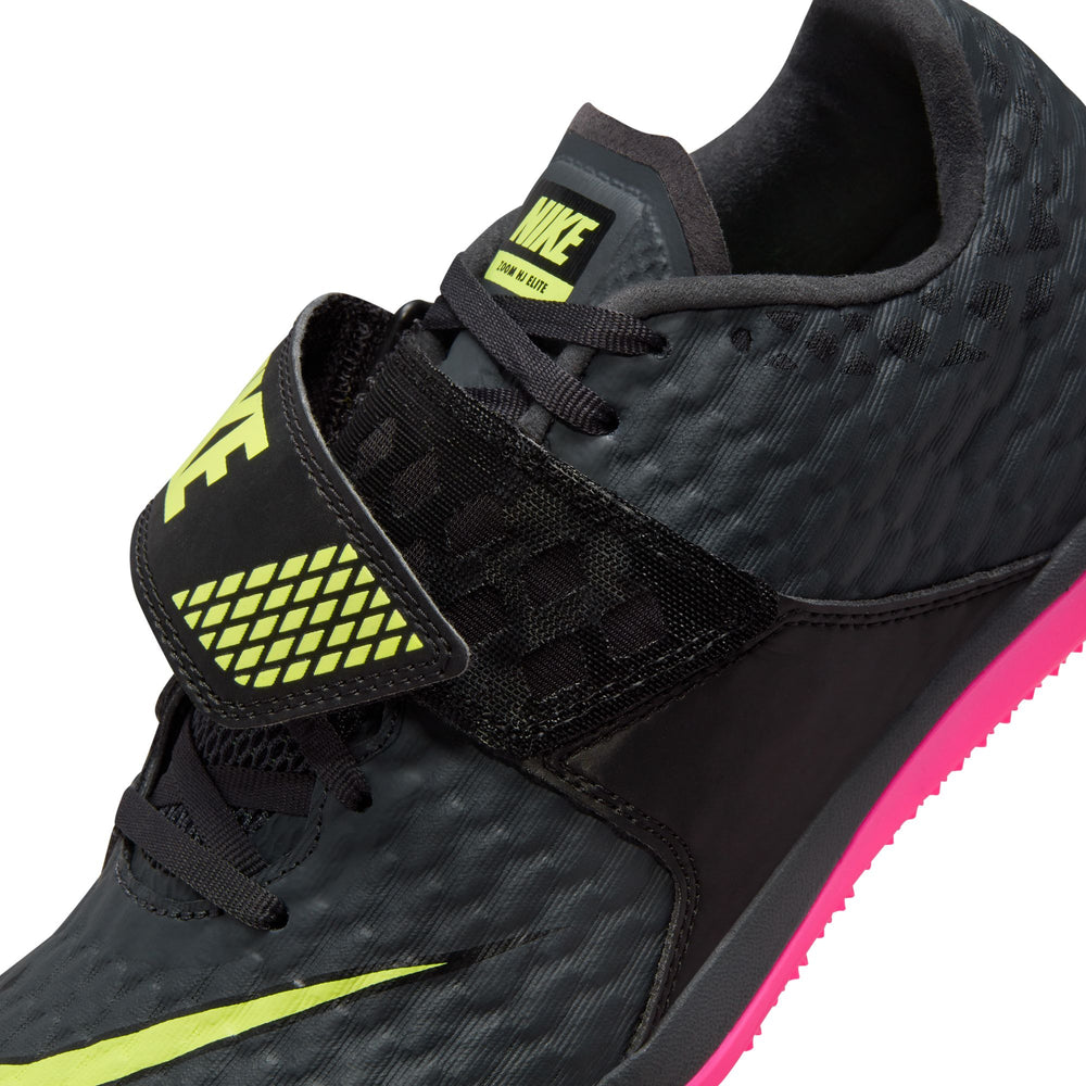 Nike High Jump Elite Field Shoes Anthracite Fierce Pink Black