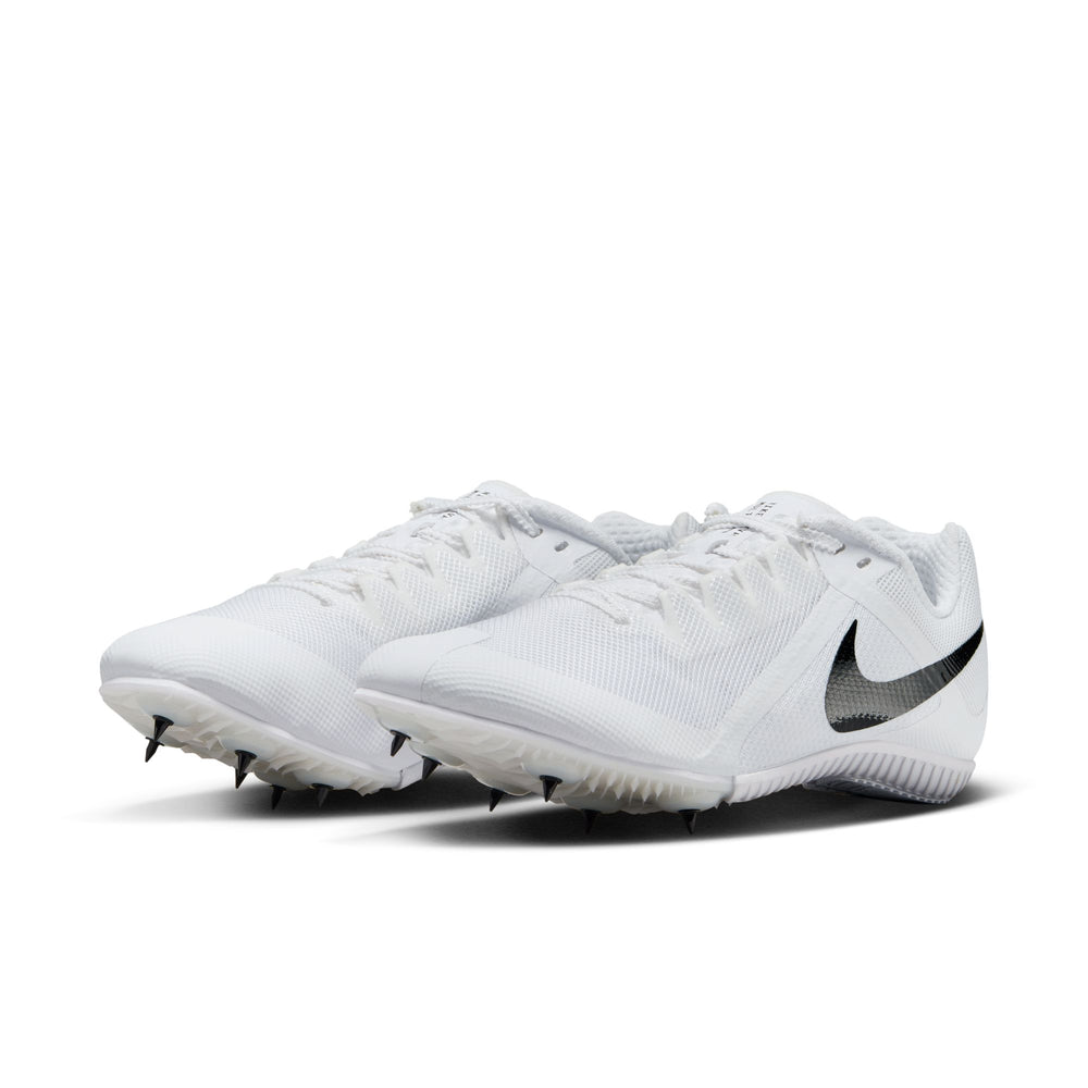 Nike Zoom Rival Multi Event Running Spikes White Black Achilles Heel