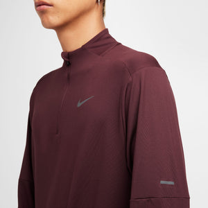 Nike Men's Dri-FIT Element Top Burgundy Crush / Reflective Silver - achilles heel