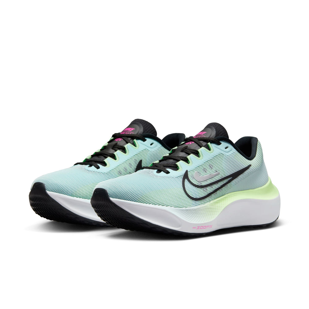 Nike Women s Zoom Fly 5 Running Shoes Glacier Blue Vapour Green Black