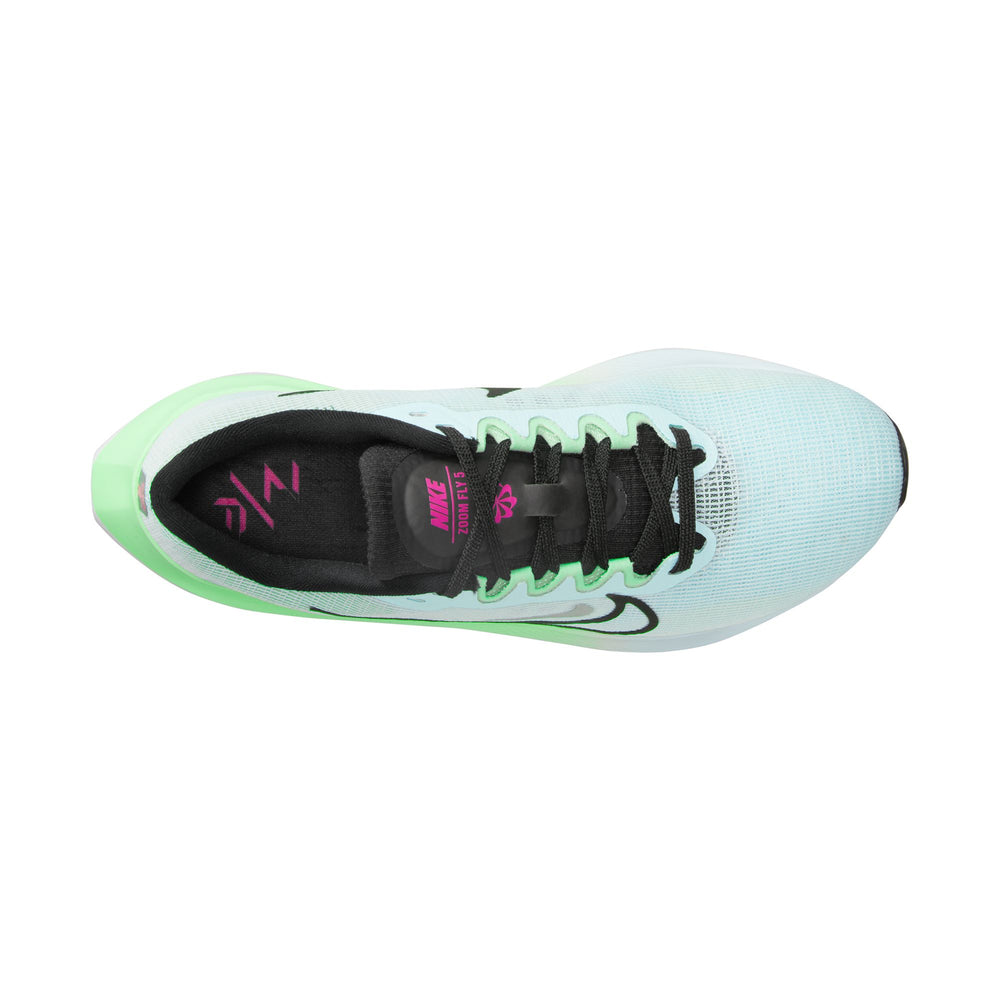 Nike Women s Zoom Fly 5 Running Shoes Glacier Blue Vapour Green Black