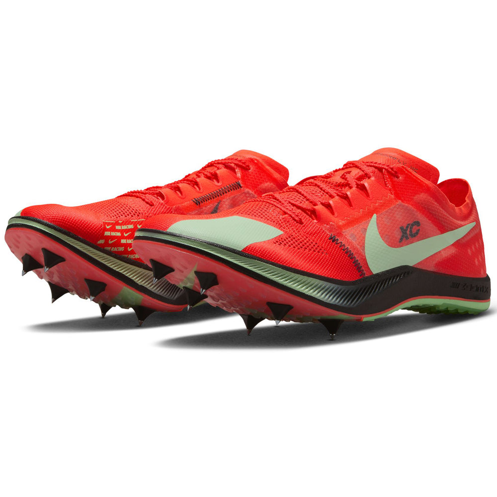 Nike ZoomX Dragonfly XC Running Spikes Bright Crimson Vapor Green Black Achilles Heel