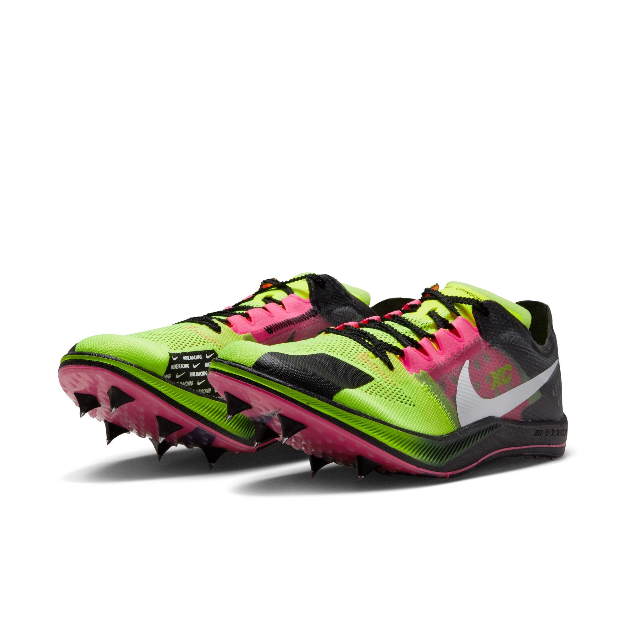 Nike ZoomX Dragonfly XC Volt / Black / Hyper Pink / White Achilles Heel