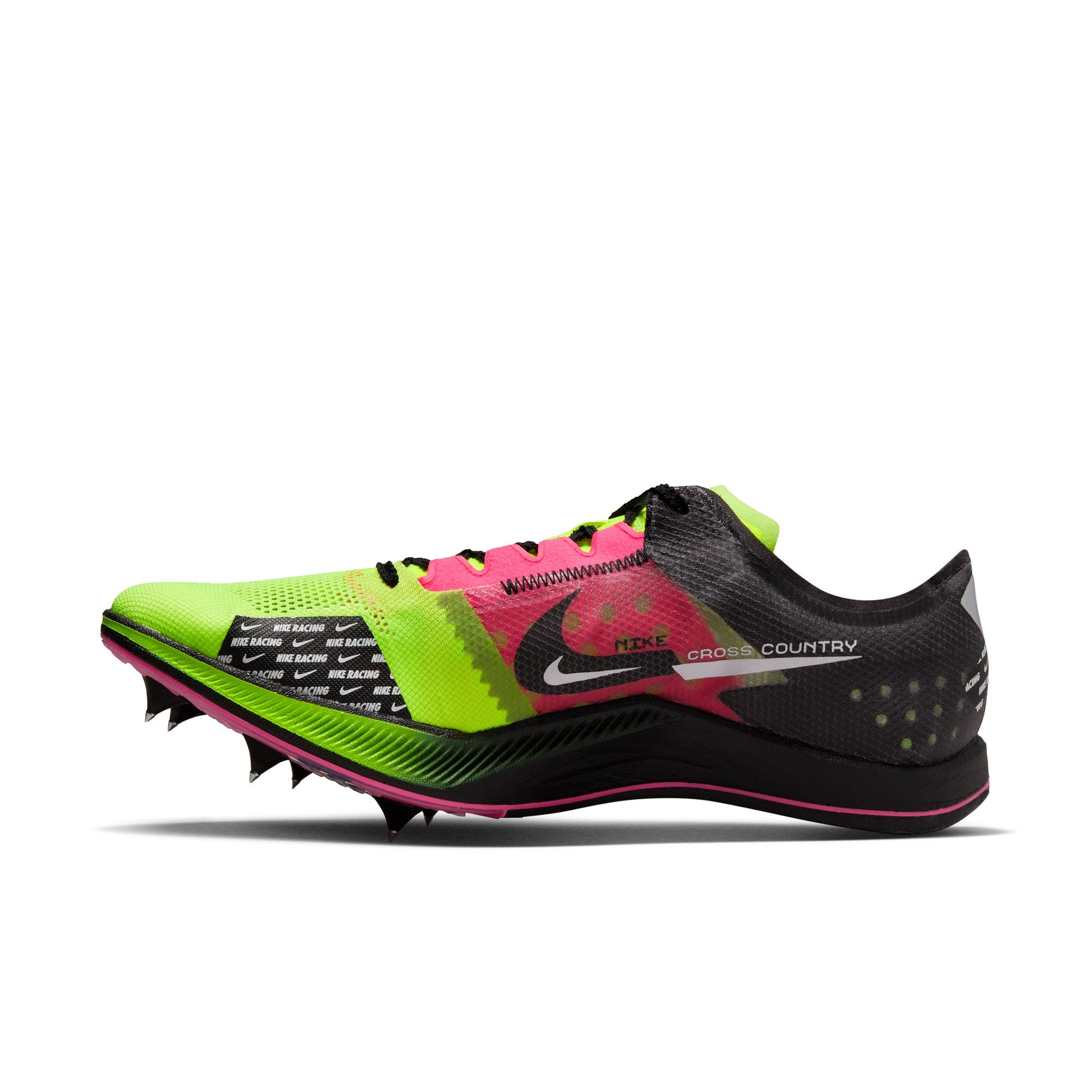 Nike ZoomX Dragonfly XC Volt / Black / Hyper Pink / White | Achilles Heel