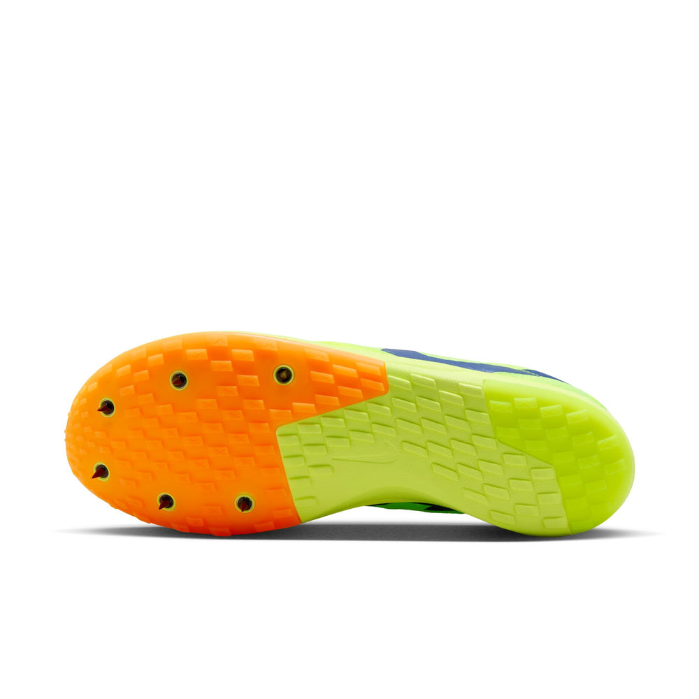 Nike Zoom Rival XC 6 Running Spikes Volt Concord Total Orange Achilles Heel