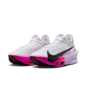 Nike Women's Alphafly 3 Running Shoes White / Black / Purple Agate / Vivid Grape - achilles heel