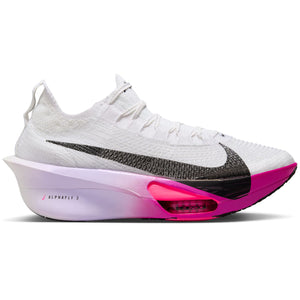 Nike Women's Alphafly 3 Running Shoes White / Black / Purple Agate / Vivid Grape - achilles heel