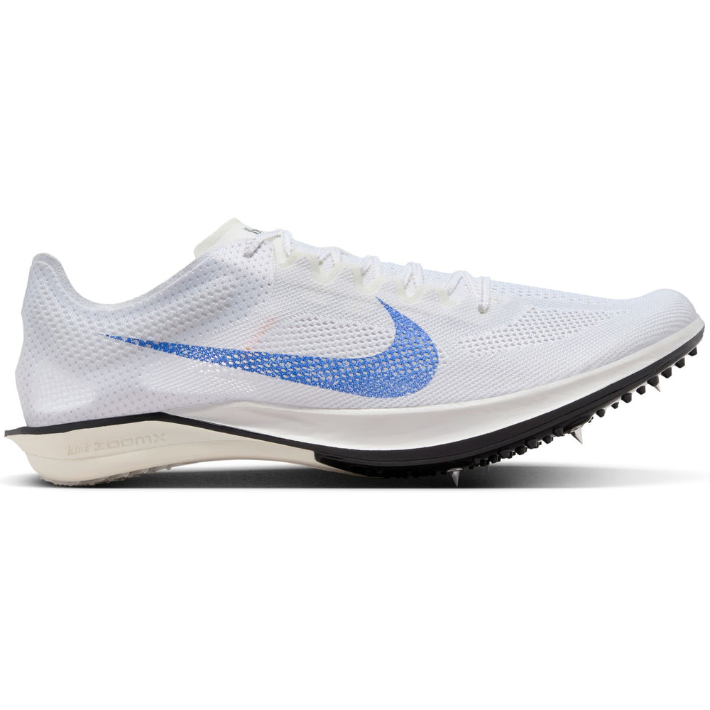 Nike ZoomX Dragonfly 2 Blueprint Running Spikes White Blue Achilles Heel