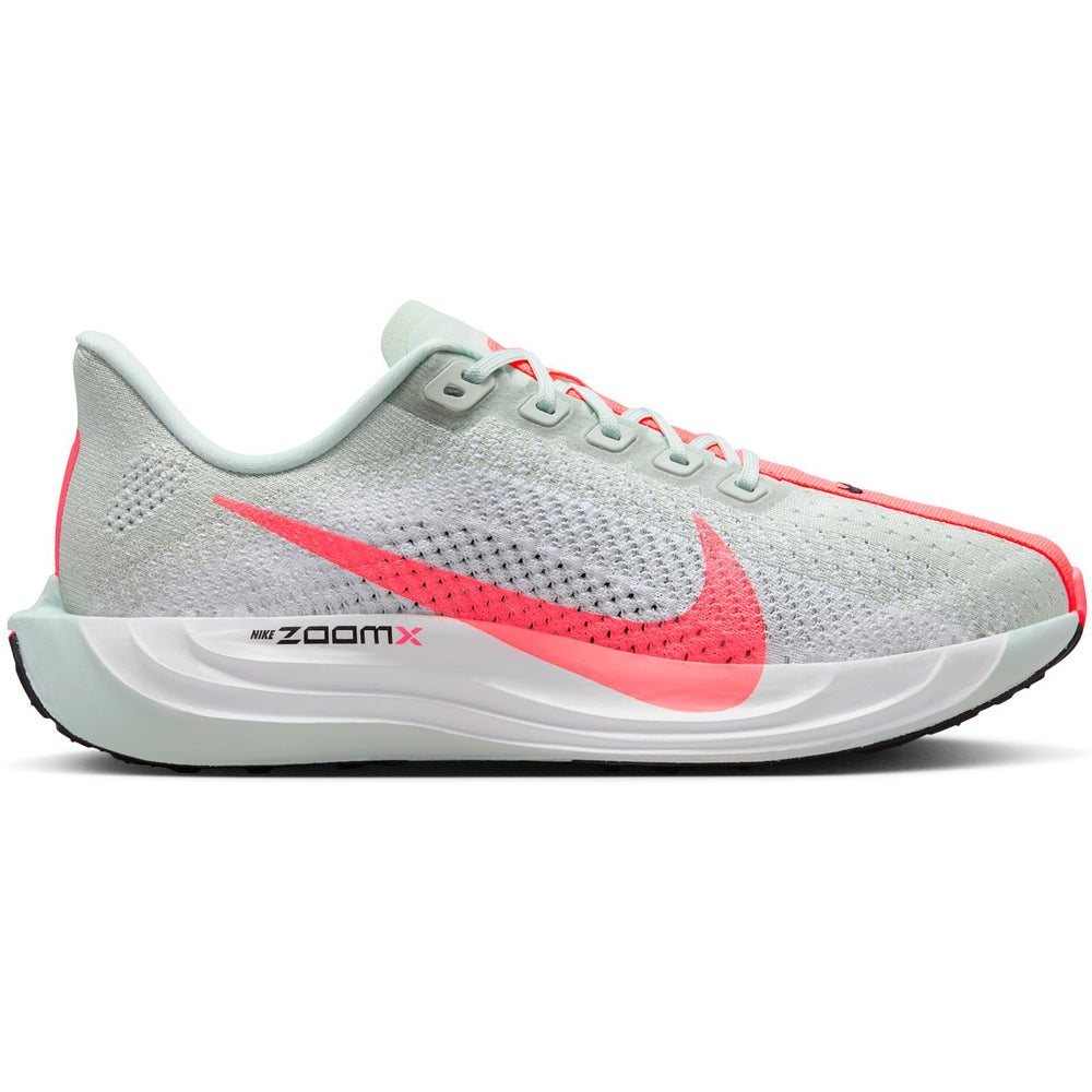 Nike Women's Pegasus Plus Running Shoes Barely Grey / White / Black / Hot Punch - achilles heel