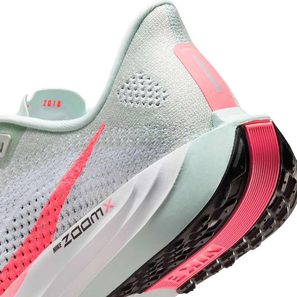 Nike Women's Pegasus Plus Running Shoes Barely Grey / White / Black / Hot Punch - achilles heel