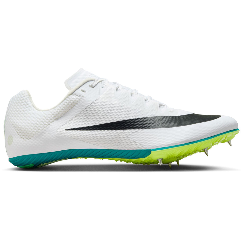 Nike Zoom Rival Sprint Running Spikes White Bright Spruce Vapor Green Black Achilles Heel