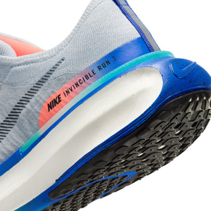 Nike Men's Invincible 3 Running Shoes Pure Platinum / Bright Mango / Cool Mint / Black - achilles heel