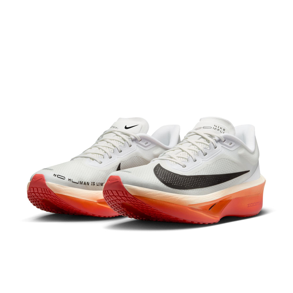 Nike Men's Zoom Fly 6 Eliud Kipchoge Running Shoes White / Black / Pale Ivory / Sail - achilles heel