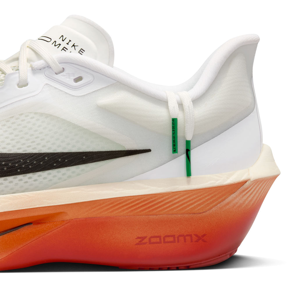 Nike Men's Zoom Fly 6 Eliud Kipchoge Running Shoes White / Black / Pale Ivory / Sail - achilles heel