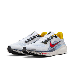 Nike Men's Pegasus 41 Running Shoes White / Speed Red / Psychic Blue - achilles heel