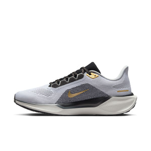 Nike Men's Pegasus 41 Running Shoes White / Metallic Gold / Light Smoke Grey / Black - achilles heel