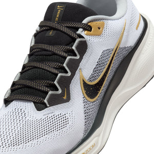 Nike Men's Pegasus 41 Running Shoes White / Metallic Gold / Light Smoke Grey / Black - achilles heel