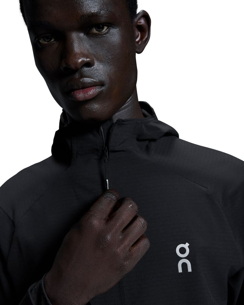 On Men's Pace Hoodie Black - achilles heel