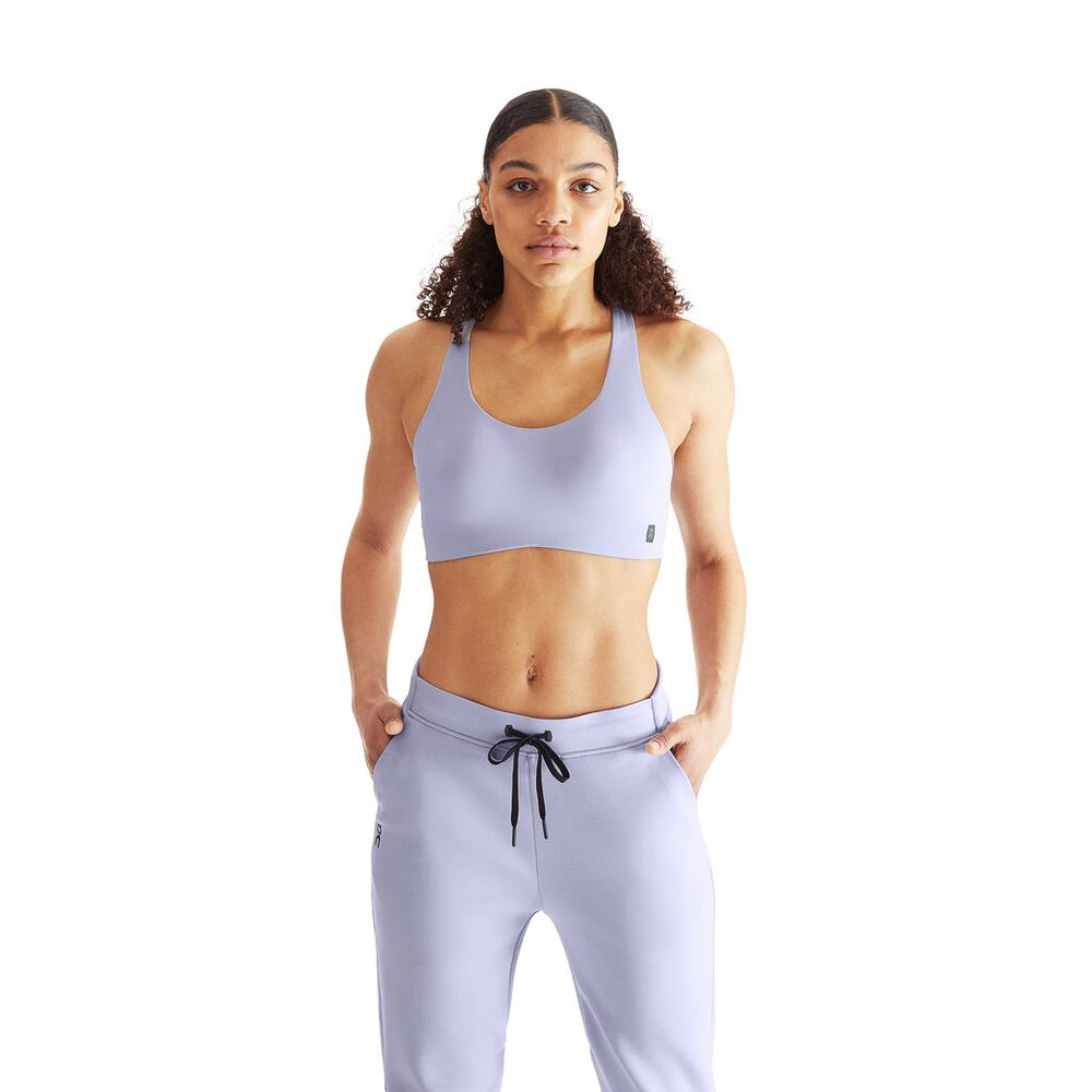 On Women's Active Bra Lavender / Ox - achilles heel