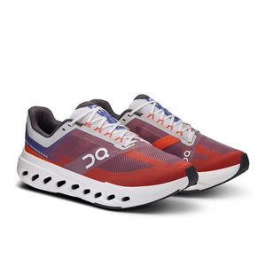 On Men's Cloudsurfer Next Running Shoes Indigo / Flame - achilles heel