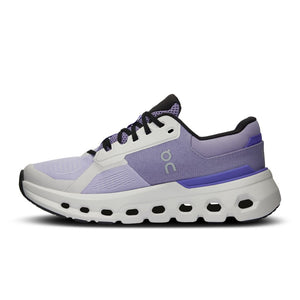 On Women's Cloudrunner 2 Running Shoes Nimbus / Blueberry - achilles heel
