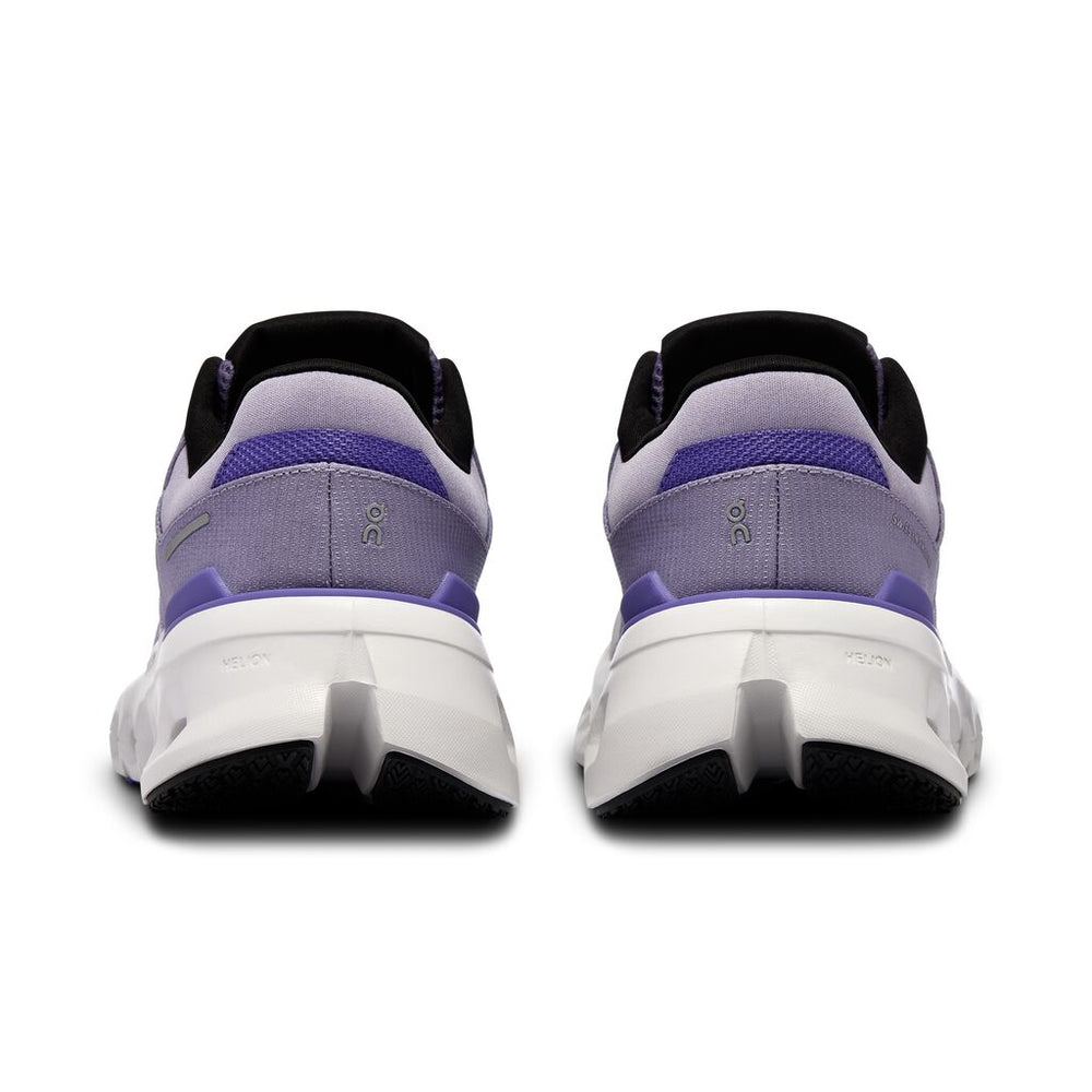 On Women's Cloudrunner 2 Running Shoes Nimbus / Blueberry - achilles heel