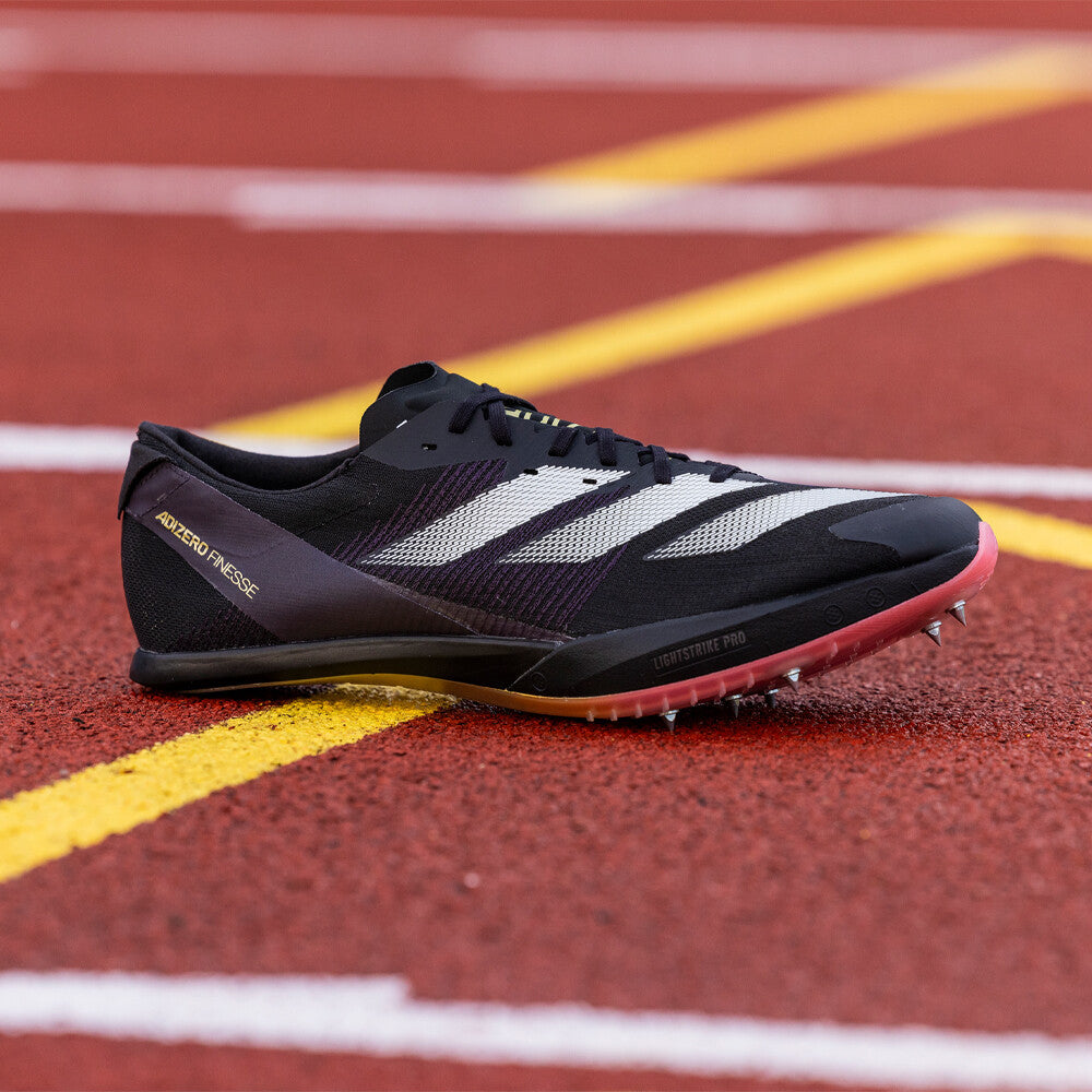 adidas Adizero Finesse Running Spikes Core Black Zero Metalic Spark