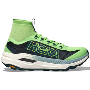 Hoka Men's Tecton X 3 Trail Running Shoes Tart Apple / Blue Twilight - achilles heel