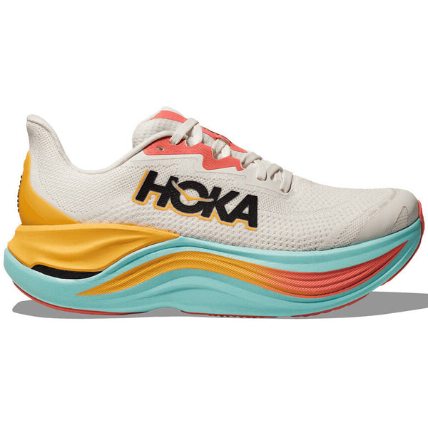 Hoka Women's Skyward X Running Shoes Blanc De Blanc / Swim Day ...