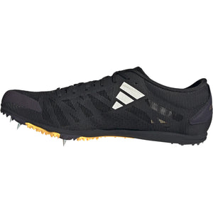 adidas Adizero XCS Running Spikes Core Black / Zero Metallic / Spark - achilles heel