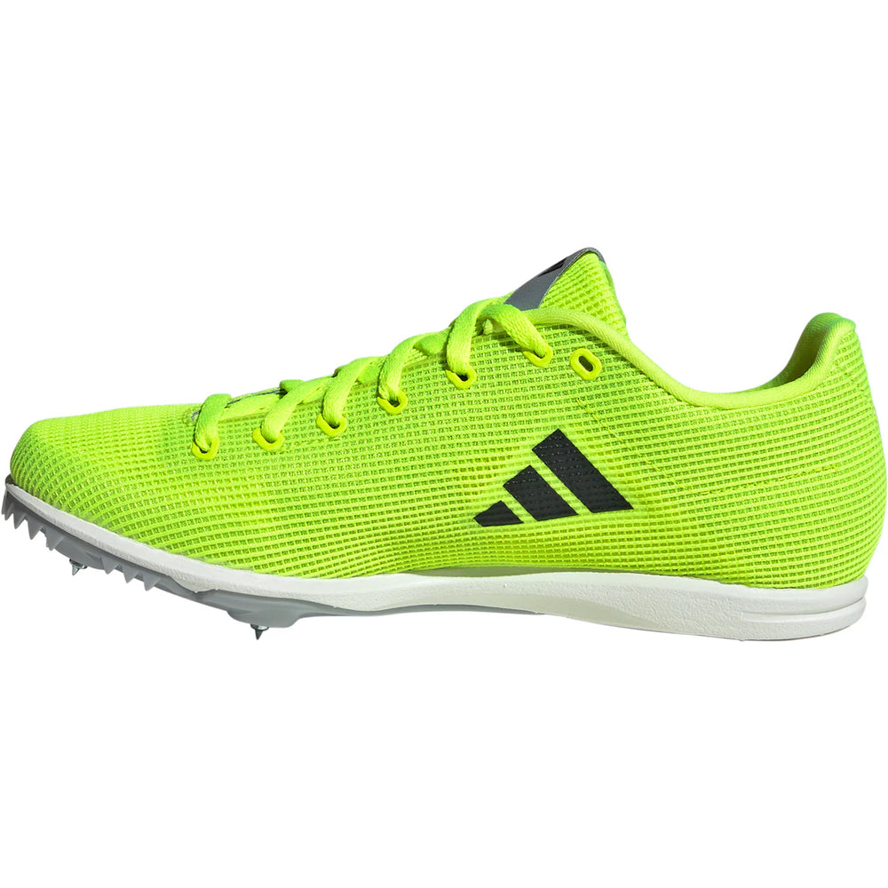 adidas Allroundstar J Running Spikes Lucid Lemon / Core Black / Halo Silver - achilles heel