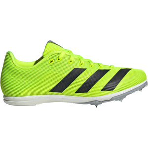 adidas Allroundstar J Running Spikes Lucid Lemon / Core Black / Halo Silver - achilles heel