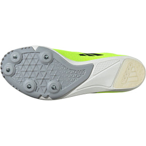 adidas Allroundstar J Running Spikes Lucid Lemon / Core Black / Halo Silver - achilles heel