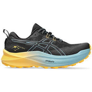 Asics Men s Trabuco Max 2 Trail Running Shoes Black Gris Blue