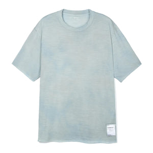 Satisfy CloudMerino Tee Thermo Blue Grey - achilles heel