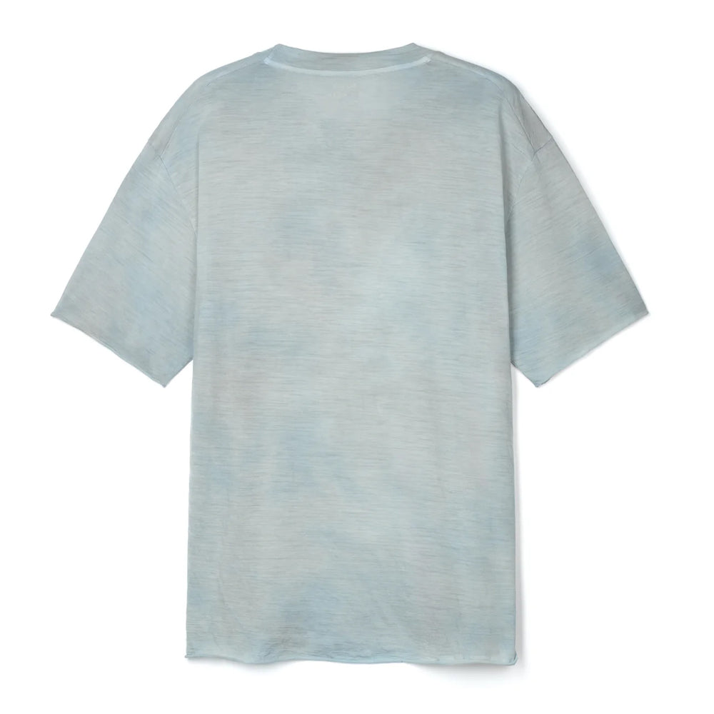 Satisfy CloudMerino Tee Thermo Blue Grey - achilles heel