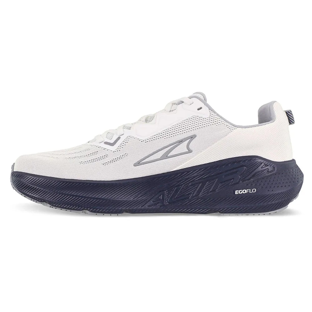 Altra Men's FWD VIA Running Shoes White / Navy - achilles heel