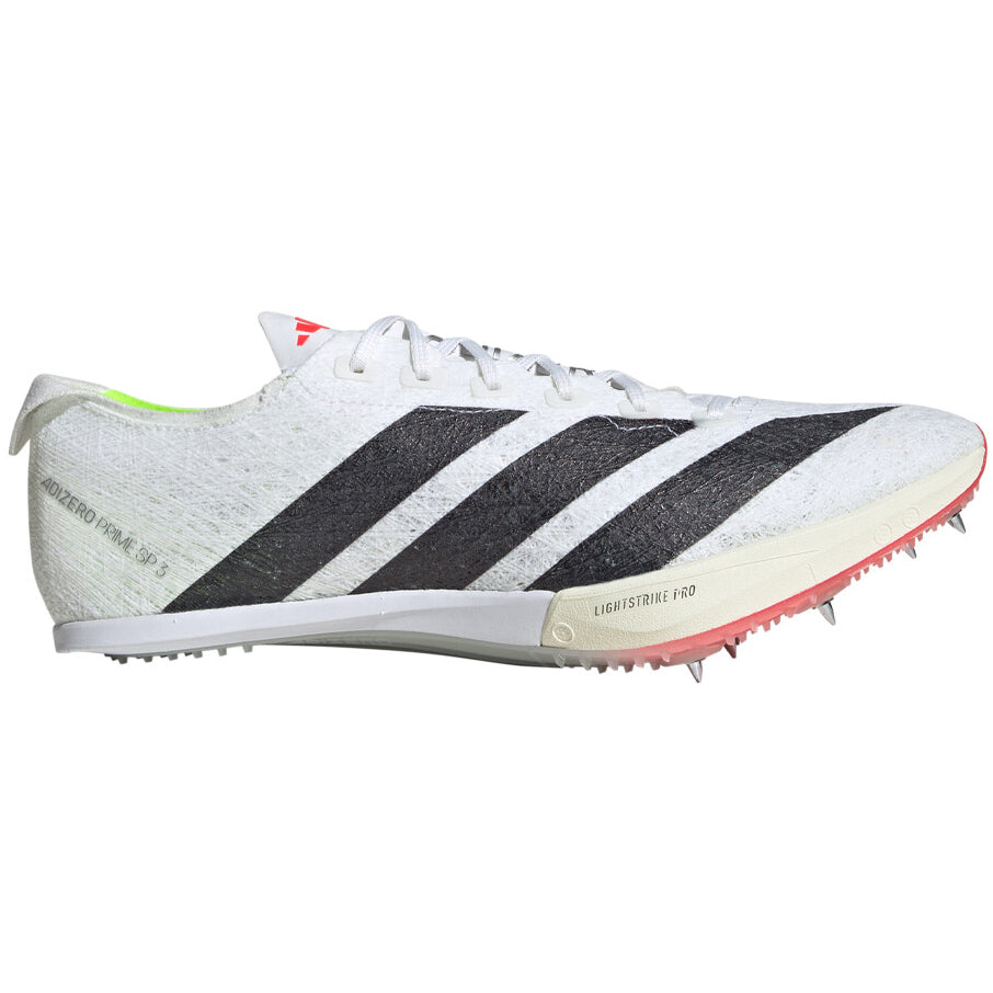 adidas Adizero Prime SP3 Strung Running Spikes Cloud White / Core Black / Lucid Red - achilles heel