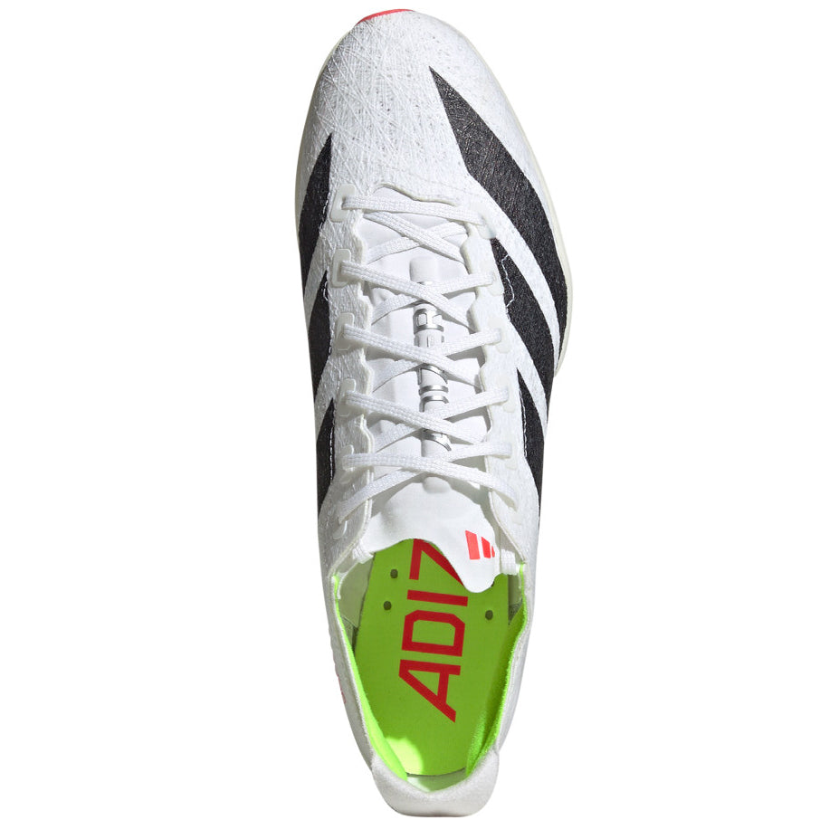 adidas Adizero Prime SP3 Strung Running Spikes Cloud White / Core Black / Lucid Red - achilles heel