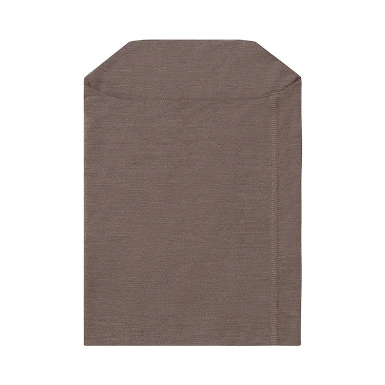 Soar Merino Silk Neck Warmer Deep Taupe - achilles heel