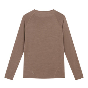 Soar Men's Merino Silk Base Layer Deep Taupe - achilles heel