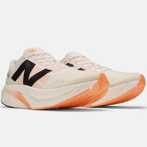 New Balance Men's FuelCell SuperComp Elite v4 Running Shoes White / Angora / Hot Mango - achilles heel