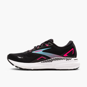 Brooks Women s Adrenaline GTS 23 GORE TEX Running Shoes Black Knockout Pink Aqua