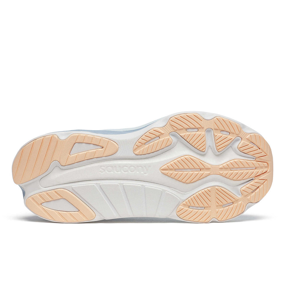 Saucony Women's Hurricane 24 Running Shoes Ice Melt - achilles heel