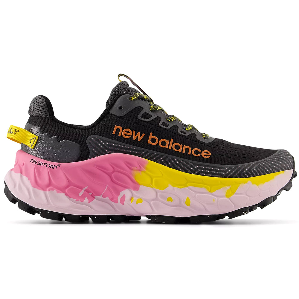 New Balance Women s X More Trail v3 Trail Running Shoes Black Ginger Lemon Real Pink