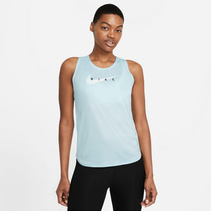 Nike Women's Swoosh Run Tank Glacier Blue / Reflective Silver