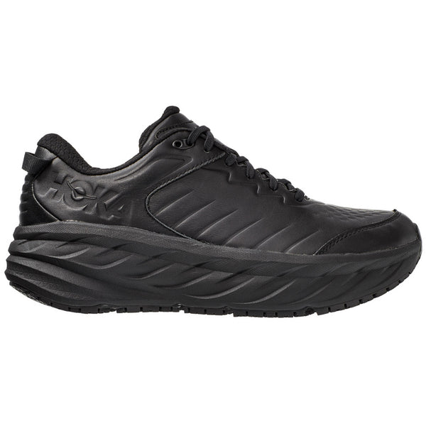 Hoka Men's Bondi SR Walking Shoes Black / Black | Achilles Heel